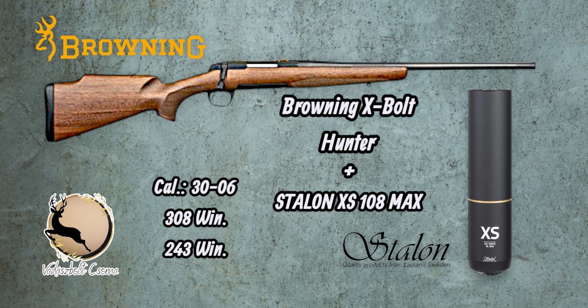 Browning X-Bolt Hunter + STALON XS 108 MAX.30 M14X1